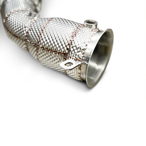 Pour McLaren MP4-12C 2011-2014 3.8T, tuyau d'échappement catalytique à haut débit et isolation thermique, échappement bas de gamme haute performance - Product Image 4