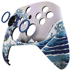 Coque personnalisée Great Wave Kanagawa ASR avec anneaux anti-adhérents pour manette Xbox Series XS - Product Image 3