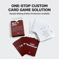 Impression personnalisée de jeux de cartes, cartes de jeux de société personnalisées, jeu de cartes personnalisé avec boîte de rangement, service OEM ODM