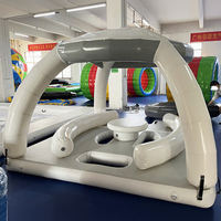 Plateforme flottante gonflable Huayue Toys, très populaire, pour jeux aquatiques, pont flottant, île flottante, fête aquatique