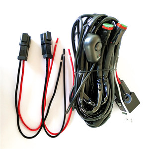 16AWG DT连接器套件线束，带2引线开关开关继电器叶片保险丝，用于12v LED灯条LED吊舱LED立方体 - Product Image 2