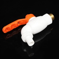 Fil de cuivre Bassin Robinets En Plastique Turquie Bibcock Robinet En Plastique PPR D'eau Robinet de Cuisine