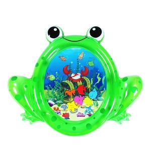 Tapis aquatique gonflable en forme de grenouille pour bébé, tapis de jeu sensoriel pour le développement précoce des nourrissons - Product Image 1