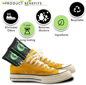 Sacs en charbon de bambou solide, écologiques, réutilisables et durables, parfum lavande et citron, pour la maison, les armoires à chaussures, désodorisant pour chaussures - Product Image 5