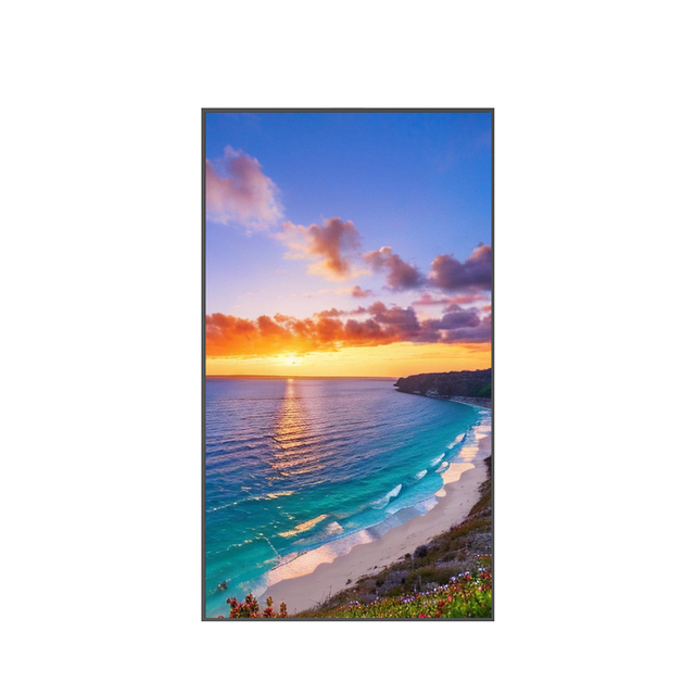 Ultra-thin 43-inch Digital Window Display, Wall-mounted, 2500 Nits High Brightness, for Retail Store Menu Advertising Screens
