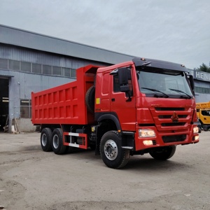 Camion benne basculante arrière diesel SINOTRUK HOWO 6x4 371HP Euro 2 Weichai d'occasion, conduite à gauche, ACC, prix bas, manuel - Approvisionnement direct usine - Product Image 5