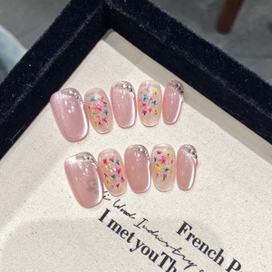 <span class=keywords><strong>Uñas</strong></span> Postizas Acrílicas <span class=keywords><strong>de</strong></span> Alta Calidad TSZS <span class=keywords><strong>con</strong></span> <span class=keywords><strong>Diseño</strong></span> <span class=keywords><strong>de</strong></span> Mariposa, Estilo Ojo <span class=keywords><strong>de</strong></span> Gato, Hechas a Mano, 10 Piezas, Cobertura Completa, Ovaladas, <span class=keywords><strong>con</strong></span> Caja <span class=keywords><strong>de</strong></span> Empaque - Product Image 5