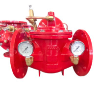 Vanne de régulation/décharge de pression DN150 en fonte ductile GGG50, corps en fonte ductile, commande hydraulique pilote, pour hydrant d'incendie, alimentation en eau EVK