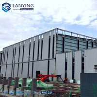 Edificio de Varios Pisos, Estructura de Acero Resistente, Taller, Fábrica, Parque de Producción con Almacén Modular y Edificio de Oficinas
