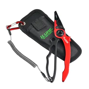 ILure OEM 낚시 플라이어 낚시 액세서리 도구 상품 겨울 태클 플라이어 바이스 뜨개질 파리 가위 낚시질 기어