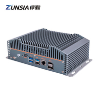 Zunsia Machine Vation Mini Pc 6 Lan 12e 13e génération Core I3 I5 I7 2 * DDR5 X86 Pfsense pare-feu IPC Mini boîtier d'ordinateur industriel