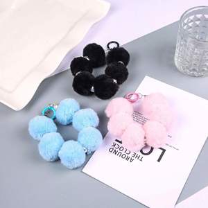 Colorful Pom-pom Pendant Phone case Accessory <b>Bag</b> Keychain Hanging Chain - Product Image 6