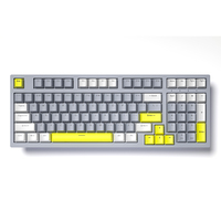Clavier compact à 98 touches avec axe magnétique, clavier de jeu RT personnalisé, clavier de bureau filaire avec éclairage RVB