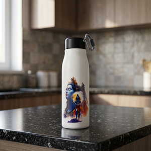 Bouteille d'eau en métal personnalisée Liviya Mahadev Shiv Design pour la remise des diplômes, le Nouvel An, Noël et la rentrée scolaire - Product Image 3
