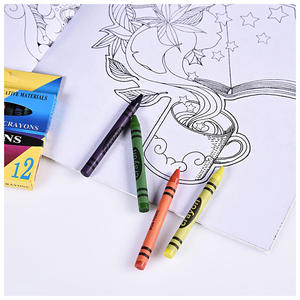 ワックスラウンドクレヨン工場卸売カスタマイズ無毒 - Product Image 4