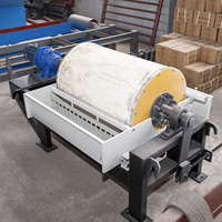 Équipement de traitement des minerais de magnétaite et d'hématite à haute intensité, machine de tri minier, séparateur magnétique à tambour humide