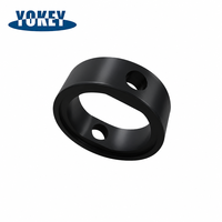 Sièges de vanne papillon en caoutchouc EPDM NBR à deux trous opposés, avec joint de doublure résiliente pour vannes de régulation de fluides de type Wafer Lug
