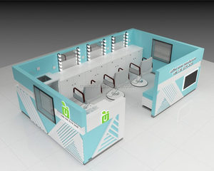 Centro comercial barbero estación para roscado de pestañas frente bar quiosco y cejas quiosco con diseño atractivo para la venta - Product Image 2