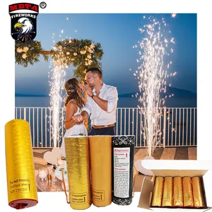 Сценический дымовой пистолет для установки в помещении, сверкающий, небесные ракеты, 4 фейерверка, зажигания, римские Инк, петарды для свадьбы