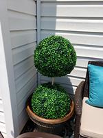 Boules de plantes artificielles en buis pour la décoration de table, de jardin et de mariage