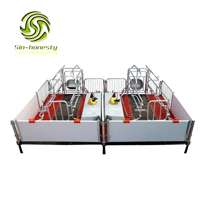 Wholesale price PVC fence pig farrowing house for pig farming equipment