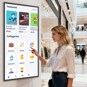 Android 14 Ultra sottile tutto in uno 21.5 27 32 pollici da parete Display digitale Touch Screen Display pubblicitario Marketing - Product Image 1