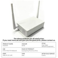 중고 F663NV9 ONU 중고 FTTH 라우터 1GE+3FE+1TEL+2.4G Wi-Fi GPON XPON SC 커넥터 CE RoHS FCC 인증 1년 보증