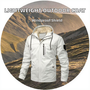Unisex Spring <b>Thin</b> Safari <b>Jacket</b> <b>Waterproof</b> Breathable Quick Dry Sport Running Outdoor Hiking Zip-Up Windbreaker <b>Jacket</b> - Product Image 2