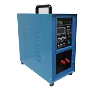 High quality small high frequency induction heater soft melting heating gold melting hardening quenching furnace
