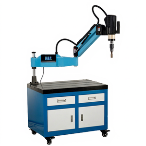 เครื่องต๊าปเกลียวอัตโนมัติ M3-M16 พร้อมหน้าจอสัมผัส แขนยืดหยุ่น เจาะเกลียวได้หลากหลายรูปแบบ เครื่องต๊าปเกลียวไฟฟ้าอเนกประสงค์ - Product Image 1
