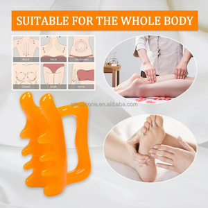 Alat pijat genggam, pemijat bahu leher punggung Resin Guasha meringankan <span class=keywords><strong>Bursitis</strong></span> - Product Image 3