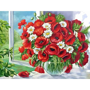 Decoración del hogar Naturaleza muerta <span class=keywords><strong>flores</strong></span> Kits <span class=keywords><strong>de</strong></span> <span class=keywords><strong>punto</strong></span> <span class=keywords><strong>de</strong></span> <span class=keywords><strong>cruz</strong></span> bordado hilo <span class=keywords><strong>de</strong></span> algodón mosaico pintura Dropshipping DIY <span class=keywords><strong>punto</strong></span> <span class=keywords><strong>de</strong></span> <span class=keywords><strong>cruz</strong></span> 11CT - Product Image 1