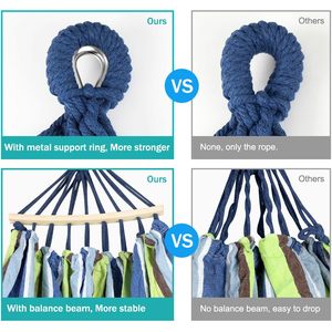 Nhà Máy Nóng Bán Di Động Cắm Trại Võng Nâng Cấp Phiên Bản 550lb Dày Vải Duy Nhất Võng Với Hai Chống-Cuộn Cân Bằng Dầm - Product Image 4