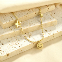 Jerwellry Accessoire pour Femmes Personnalisé Personnalisé En Acier Inoxydable Gravable Nom Lettre Collier avec Pendentif Chaînes Type