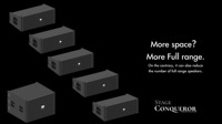 Système Line Array Grand Format Étanche 500W 2x10 Pouces avec Subwoofer 18 Pouces pour Stade, Concert, DJ