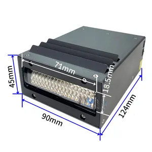 공냉식 냉각 시스템 flexo/라벨 프린터 용 UV 램프 DTF a3 a4 1.6 1.8m 프린터 용 웨이브 길이 395-400mm F702028OB-04
