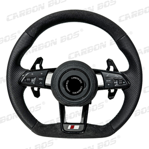 Volant en Alcantara pour <span class=keywords><strong>Audi</strong></span> R8 RS, qualité supérieure pour <span class=keywords><strong>Audi</strong></span> B9 R8 <span class=keywords><strong>TT</strong></span> B8 B8.5 B9 R8 A3 A5 A6 A7, vente directe d'usine - Product Image 2