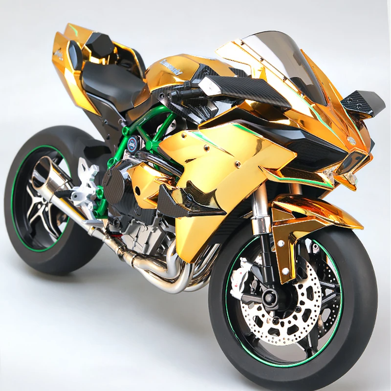 XLG 1:6 Kawasaki Ninja H2R Diecast Motorcycle Toy with Sound