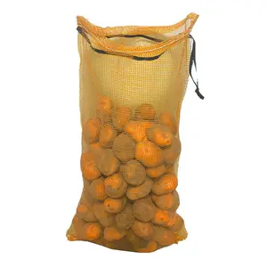 Bolsas de plástico PE mono bolsa de malla para cebolla