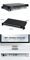 HW N460 DDR3 32GB Nuevo PC Industrial Sin Ventilador de Amplio Rango de Temperatura Intel 4ª-10ª Gen Core I3 I5 I7 N100 N5105 Doble LAN 2 COM RS232 RS485 VGA