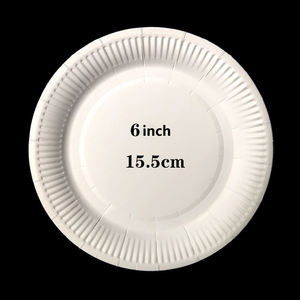 <span class=keywords><strong>Assiette</strong></span> à gâteau peinture bricolage à la main pour la maternelle <span class=keywords><strong>assiette</strong></span> <span class=keywords><strong>en</strong></span> papier blanc jetable <span class=keywords><strong>assiette</strong></span> de barbecue - Product Image 5