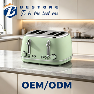 BESTONE Retro Breakfast <b>Set</b> 11 type Electric <b>Toaster</b> <b>Kettle</b> Blender Household Appliance OEM ODM - Product Image 5