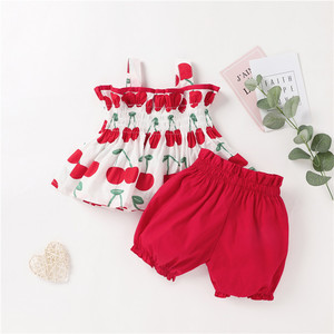 Conjuntos de Ropa de Verano para Niñas Pequeñas, Bonitos Conjuntos de Pantalones y Top sin Mangas, Ropa de Moda para Niños de 70-100 CM - Product Image 2
