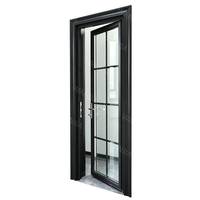 Maison d'appartement design moderne chambre à coucher salle de bains intérieur double vitrage porte en aluminium grille porte à battants porte française