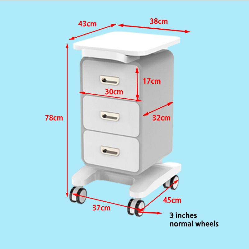Dimensioni del tavolo-38 * 43cm-bianco