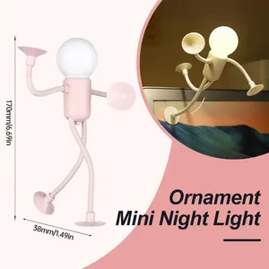 Lampe de nuit amusante en forme de sportif, à piles, pour chambre, salle de bain, couloir, cuisine, décorations de Noël - Product Image 5