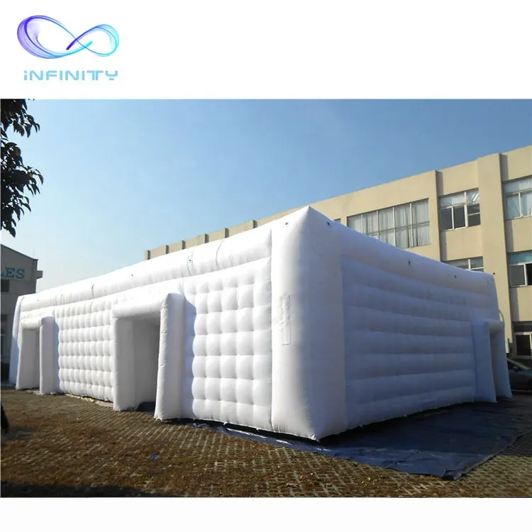 Cube inflatable marquee square white inflatable cube tent inflatable cube tent for exhibition and advertisement