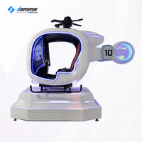 Máquina de juego simulador de vuelo de realidad Virtual, helicóptero 9d, nuevo diseño