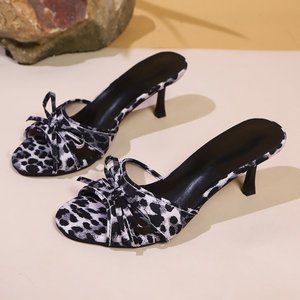 Novas Sandálias Femininas de Salto Alto com Tira Traseira e Bico Aberto, Estilo Mule Descolado - Product Image 5