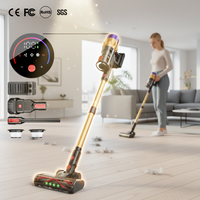 Aspirateur sans fil multifonction puissant, portable, pour usage domestique, à main, sans fil, avec moteur sans brosse, filtre